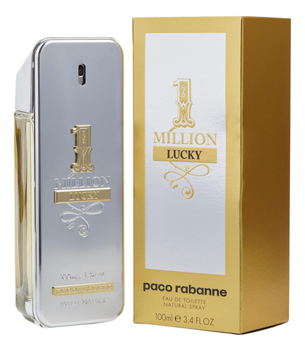 Perfume Paco Rabanne 1 Million Lucky Edt 100 Ml Para Hombre