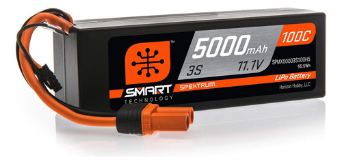 Batería Lipo 11.1v 5000mah 3s 100c Hardcase Ic5