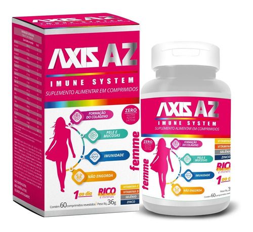 Axis Az - Imune System - Femme - Polivitamínico - 60 Comp