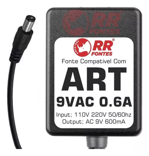 Fonte 9vac Para Pre Amplificador Art Auto-tunepre Tune-pre