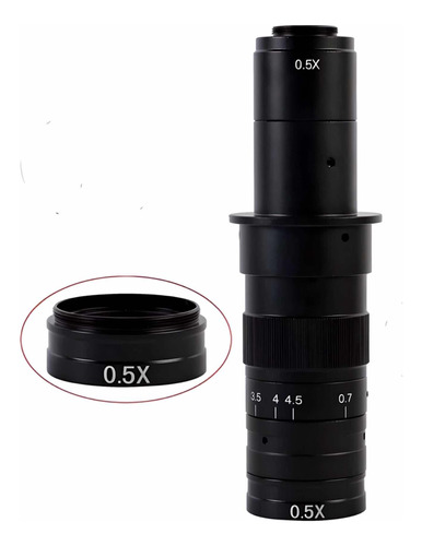 Ccd Lente 180x Para Câmera Microscópio Hdmi C/ Objetiva 0.5x