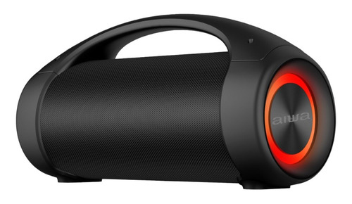 Parlante Aiwa AWS600BT portátil con bluetooth waterproof negra