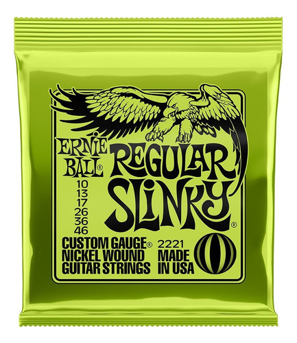 Encordado Eléctrica Ernie Ball Slinky Regular .010