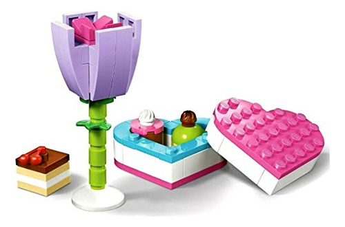 Caixa De Flores E Chocolate Lego Friends Build 30411 (75 Uni