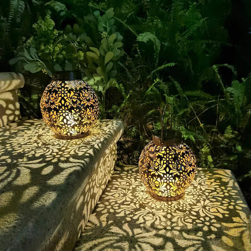 Linterna Led De Jardín, Luz Decorativa Suspendida Para Exter