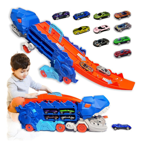 * Camión De Transporte De Dinosaurios Para Niños De 3, 4, 5