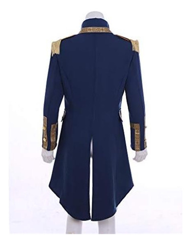 Mens Musical Hamilton Histórico Colonial Traje Steampunk Tai