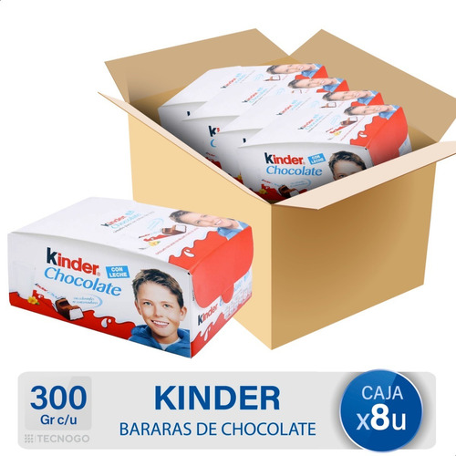 Caja Kinder En Barra De Chocolate Y Cacao - Mejor Precio