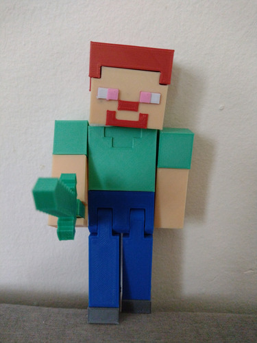 Steve Articulado Minecraft || Impresión 3d