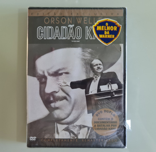 Dvd Cidadão Kane - Orson Welles - 2 Discos - Novo E Lacrado