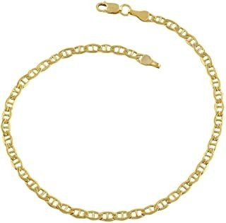 Pulsera 14k Amarillo Oro Filled 3,3 Mm Mariner Link Puls Pbh