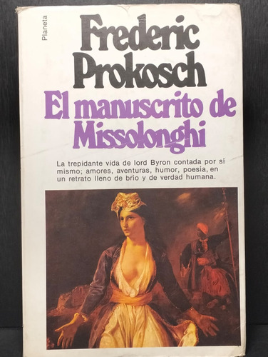 El Manuscrito De Missologhi Frederic Prokosch
