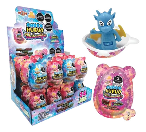 Choco Huevo D Unicornio 24pz