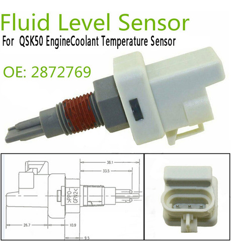 Sensor De Nivel De Líquido Refrigerante 4x 2872769 2872768 4
