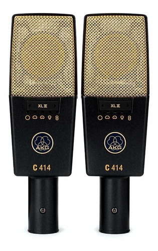 Set De Microfonos Akg C414 Xl2 Condenser Demo
