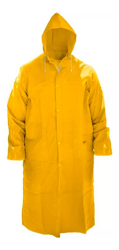 Capa De Lluvia Piloto Impermeable Capucha Desmontable X 10