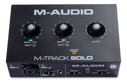 Interface Áudio Mtracksolo M-audio 24-bit/48khz Profissional