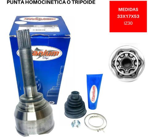 Punta Tripoide Isuzu Rodeo (r4) 3.2 Dohc 24v Awd 1998 2002