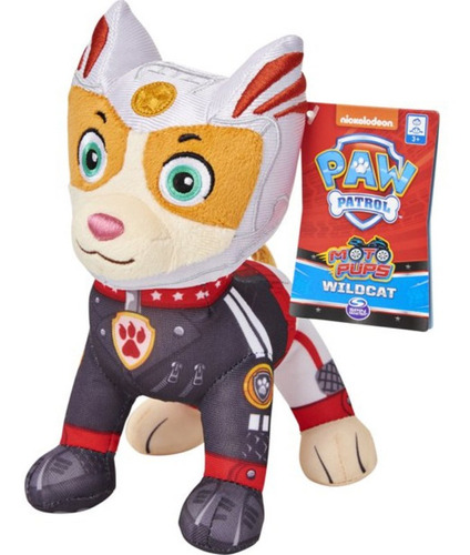 Paw Patrol Moto Pups Peluche Wildcat 20 Cm