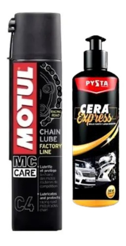 Motul C4 Lubricante De Cadenas + Cera Brillo