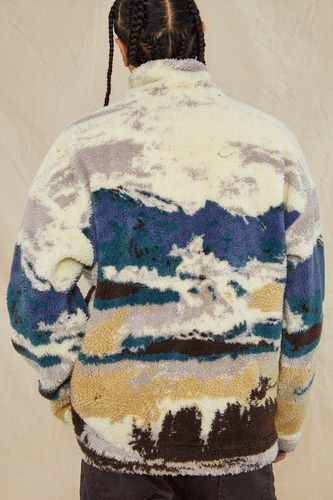 Campera Jaded London Mountain Scene Borg 100% Original