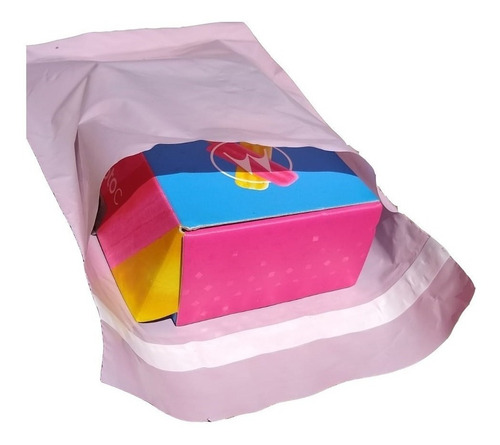 Imagen 2 de 2 de Bolsa Ecommerce Hola Rosas Con Negro Ml 30x45 X50