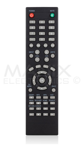 Control Remoto Compatible Con Polaroid Pantalla Led Tv PTV3215LED VTV23615 Incluye 4 Pilas AAA Divitech®