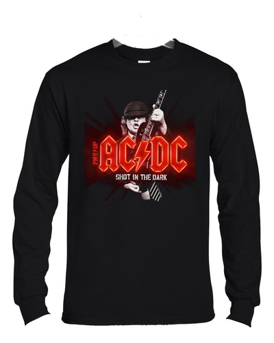 Polera Ml Acdc Shot In The Dark Rock Abominatron