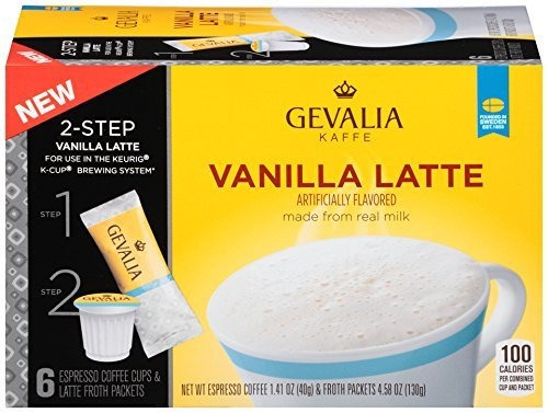 Gevalia, 2-paso K-cup & Espuma Paquetes, 6 Count, 1,41 Oz Bo