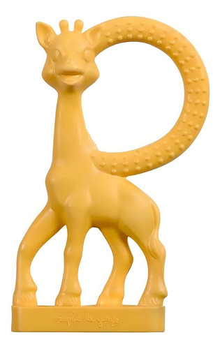 Mordedor Bebe Infantil Laranja 100% Natural Sophie La Girafe Girafa