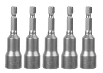 Comprar 5 Dados Hexagonales Magnéticos De 13mm Para Taladro