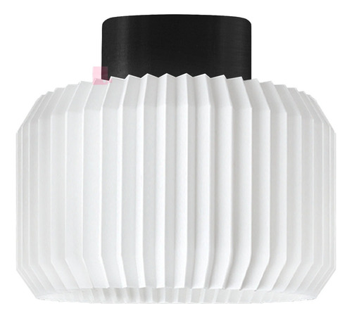 Plafon Renu Medium 1 Luz De Techo Diseño Exclusivo Buena Luz Estructura Negro