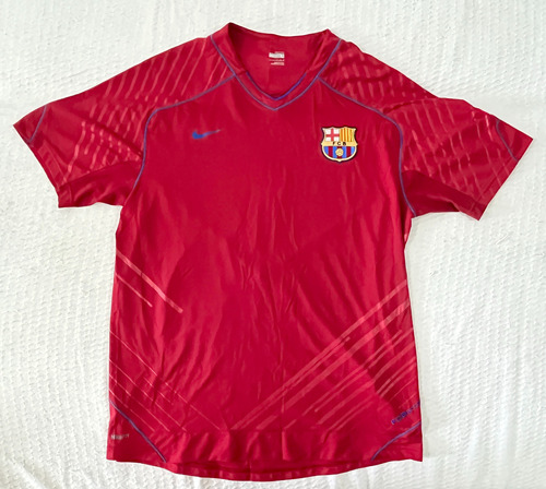 Camisa Barcelona Pre Match Nike Oficial 2007 G - Impecável!