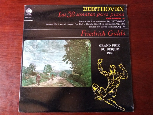 Beethoven Lp Las 32 Sonatas Para Piano