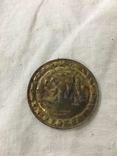 Chapita Bronce Virgen Luján San Cristobal Auto Antiguo (Usado)
