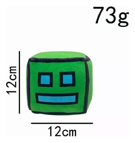 Yy Juguete De Peluche Q, 4 Piezas, Geometry Dash Game 2023