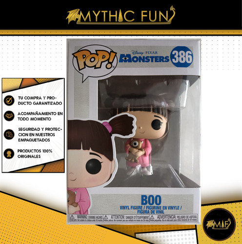 Funko Pop Disney Monsters Inc - Boo 386 (Usado)
