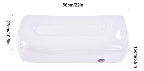 Cojín Inflable Portátil Plegable Para Sentarse Grueso Para