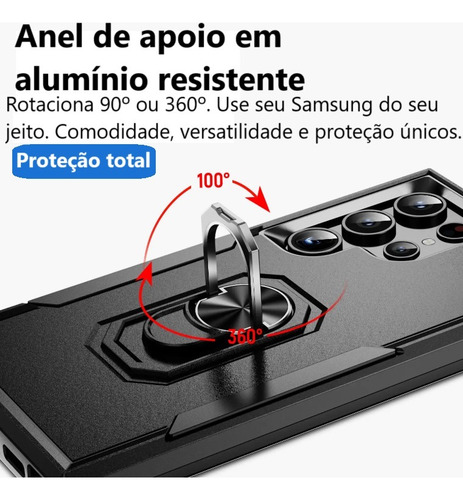 Capa Shield Com Apoio Para Galaxy A16 Anti Impacto Samsung