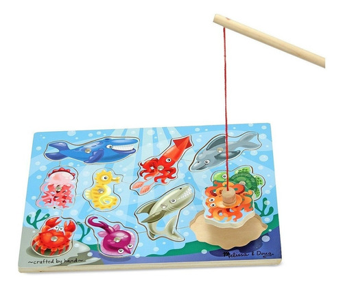 Juego Magnético De Madera Pesca Melissa & Doug Envío Gratis