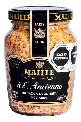 Mostaza Maille A La Antigua Mostarda 210 G