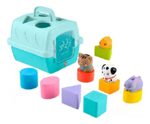 Fisher Price Mis Bloques De Mascotas Azul Claro