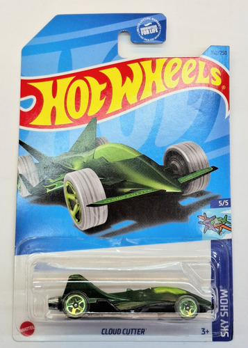 Auto Basico Hot Wheels Cloud Cutter Escala 1/64 Verde Claro (Usado)