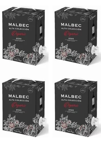 Piedra Negra Bag In Box Alta Colección Malbec - 4 X 3000 Cc