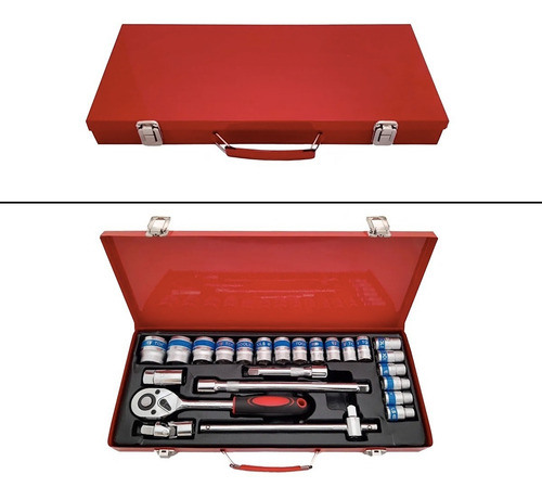 Set Juego Cricket 1/2 Herramientas Bocallave Tubo Combinada