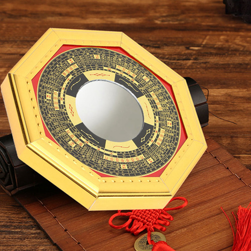 Mz Espejo Chino De Feng Shui Tradicional Convexo/cóncavo
