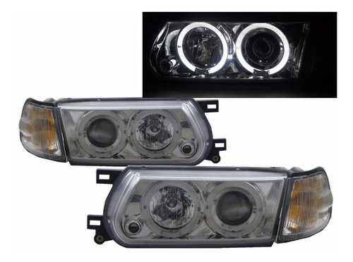 Faros Ojos De Angel Para Nissan Sentra B13 1995 2016