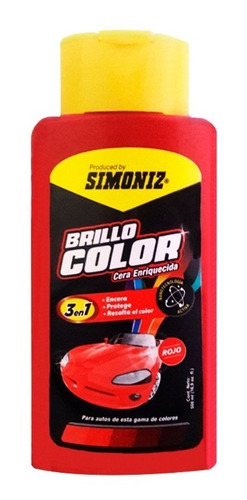 Cera Liquida De Auto Rojo/ Simoniz 500ml/ 3en1