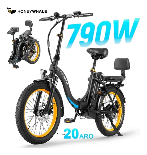 Bicicleta Eletrica Dobravel Honeywhale BW02 790W Aro 20