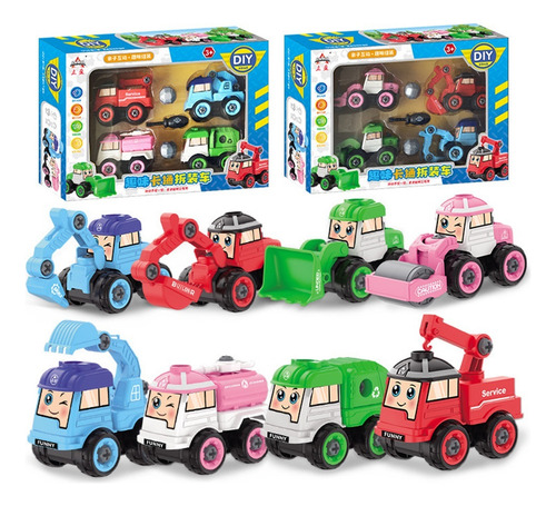 Coche De Juguete De Desmontaje For Niños, Excavadora